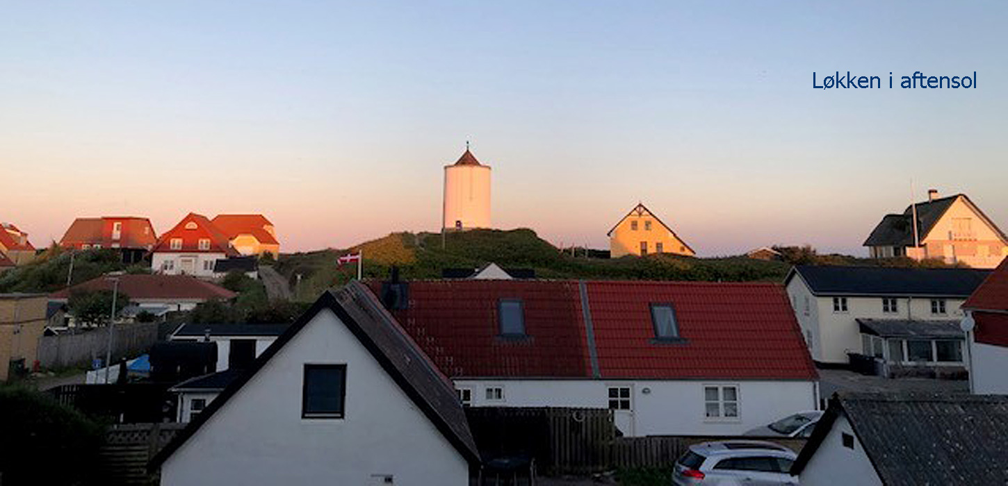 Løkken med aftensol