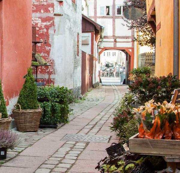 Åstræde m. Blomster